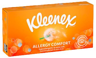 Kleenex<sup>®</sup> Allergy Comfort™ tissues