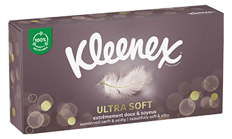 Kleenex<sup>®</sup> Ultra Soft tissues 